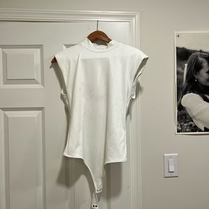 Abercrombie white bodysuit - size M